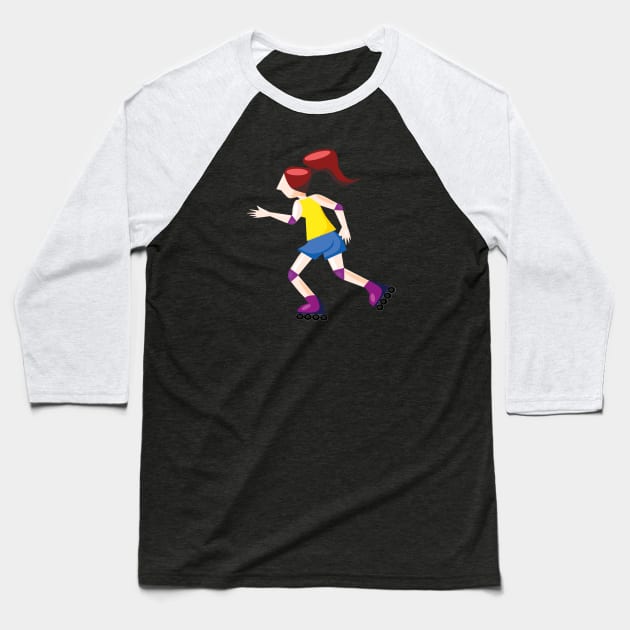 Rollerblades Baseball T-Shirt by WordsGames